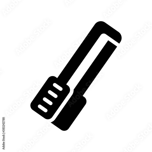 bakery shop icons related tong use for bakery shop vectors in solid design,