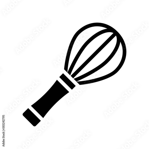 bakery shop icons related bakery shop tool or beater vectors in solid design,