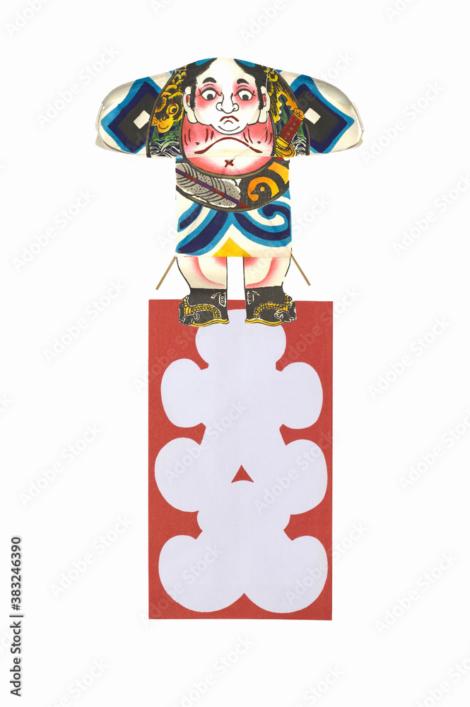 Fototapeta premium 和凧と大入り袋