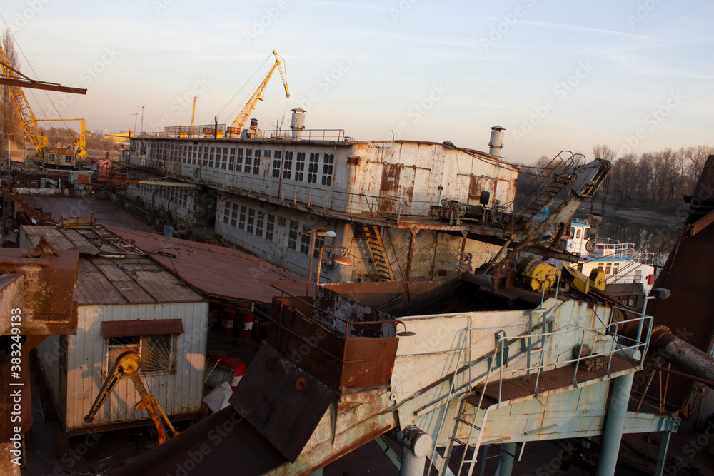 Fototapeta premium ship in the port