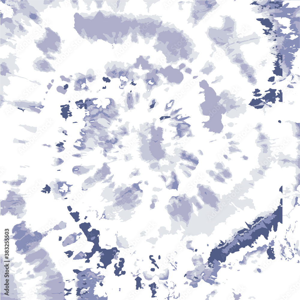 Obraz premium Basic RGBVector Tie Dye. Ethnic Abstract. Blue Craft Art Fabric Print. Indigo Ink Textured. Tie Dye Circle. Bohemian Art. Vector Modern Batik. Tie Dye Colorful. Batik Brush.