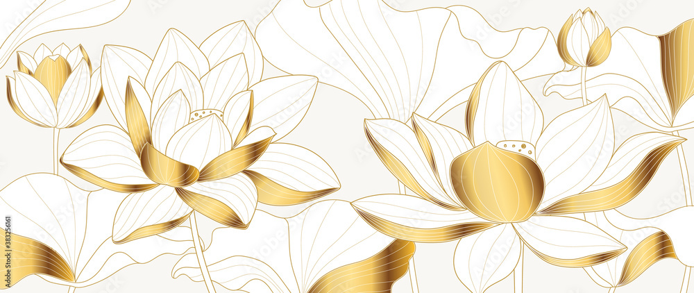 Hãy chiêm ngưỡng thiết kế đường nét hoa sen vàng cao cấp đầy ấn tượng này. Với sự kết hợp tinh tế giữa hoa sen vàng và vẽ đường nét, bức ảnh này sẽ cho bạn một trải nghiệm thật độc đáo và mới lạ.