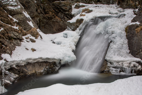icy waterfall in Austria