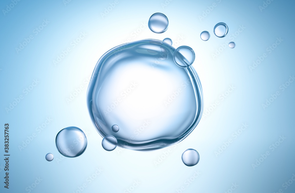Bubbles in Water - obrazy, fototapety, plakaty 
