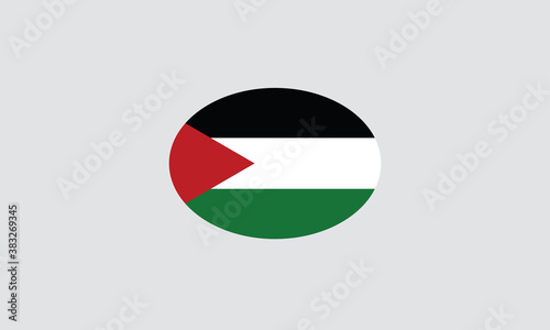 Palestine flag oval circle vector illustration Free Download Palestine flag oval circle vector illustration - GFXLoad