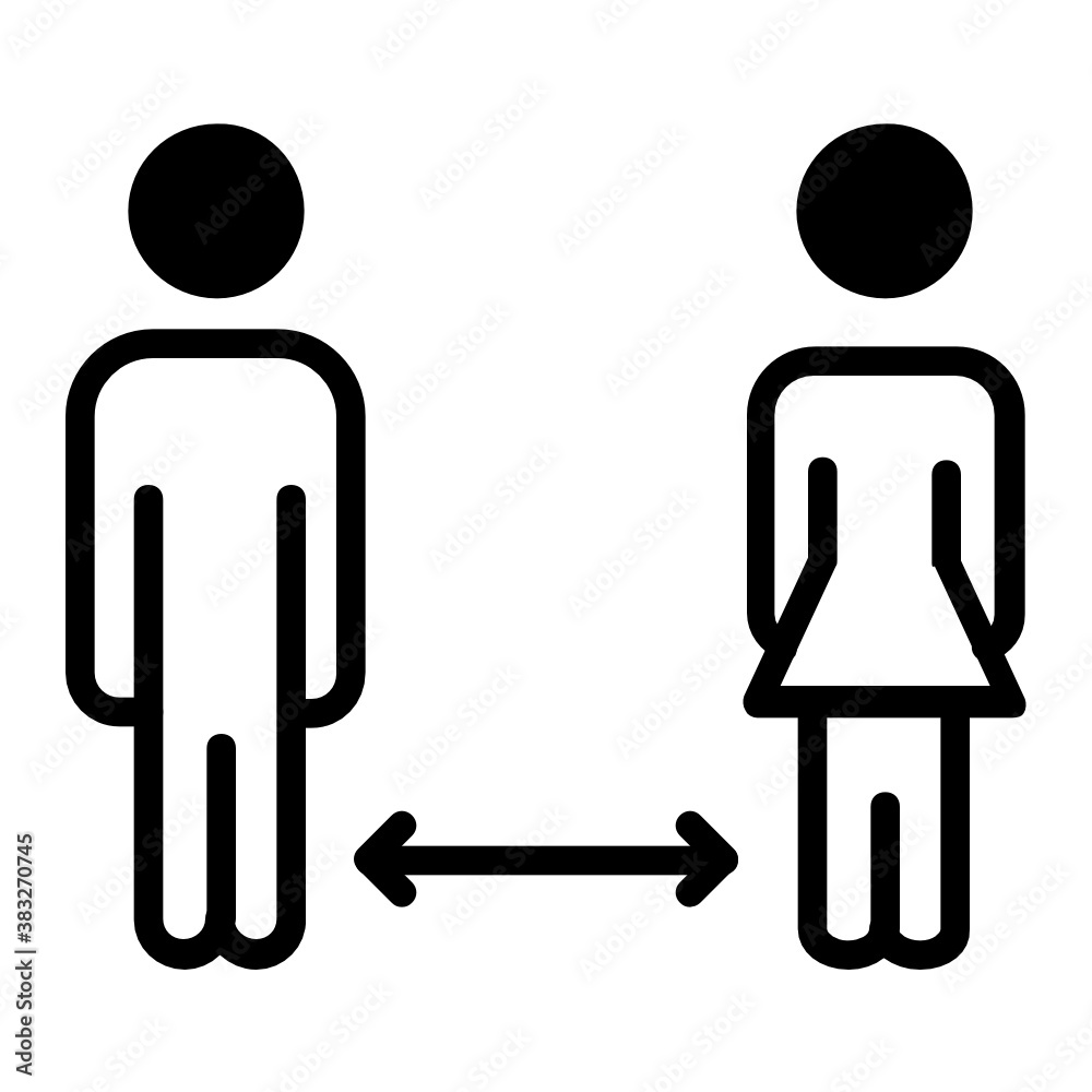 Keep the 1-2 meter distance Concept, Social Distancing Symbol on White background, public health and physical distancing, Social isolation Vector Icon Design, Prevention of Coronavirus Disease Symbol Keep the 1-2 meter distance Concept, Social Distancing Symbol on White background, public health and physical distancing, Social isolation Vector Icon Design, Prevention of Coronavirus Disease Symbol