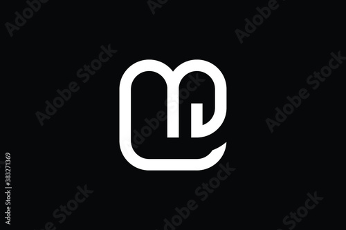 Minimal Innovative Initial ML logo and LM logo. Letter M L LM ML creative elegant Monogram. Premium Business logo icon. White color on black background