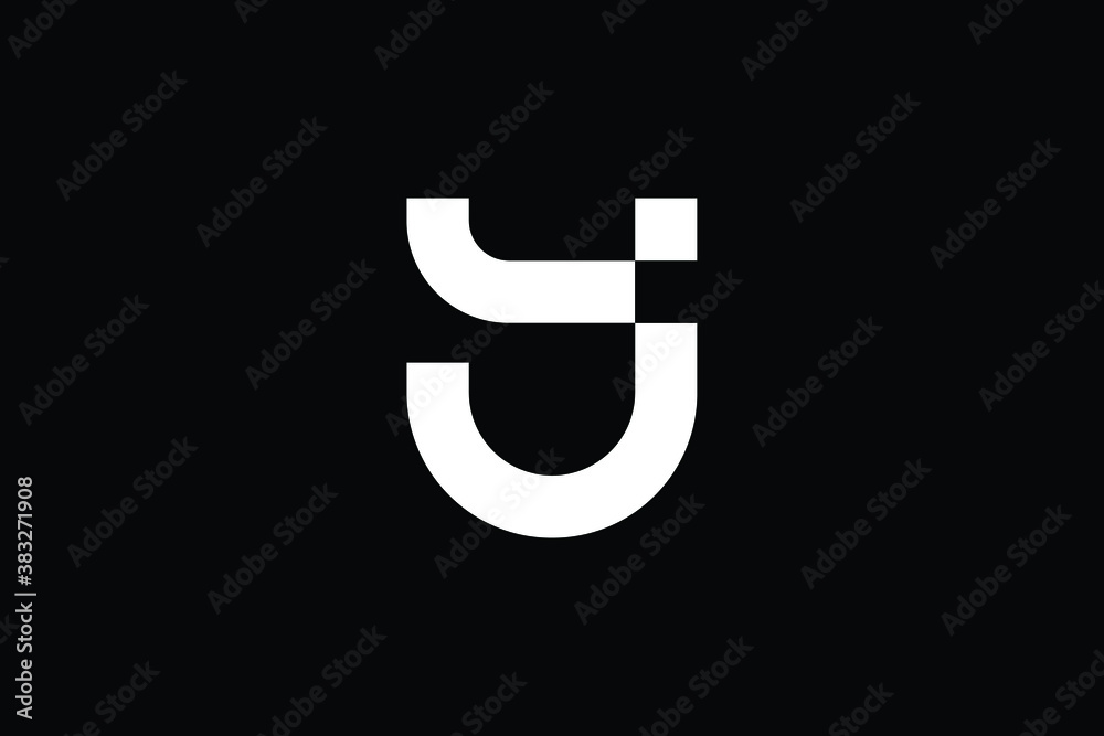 Minimal Innovative Initial YJ logo and JY logo. Letter J Y YJ JY creative elegant Monogram. Premium Business logo icon. White color on black background Minimal Innovative Initial YJ logo and JY logo. Letter J Y YJ JY creative elegant Monogram. Premium Business logo icon. White color on black background