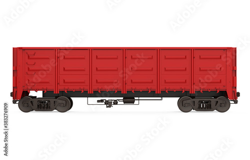 Принти на полотні Red Boxcar Isolated
