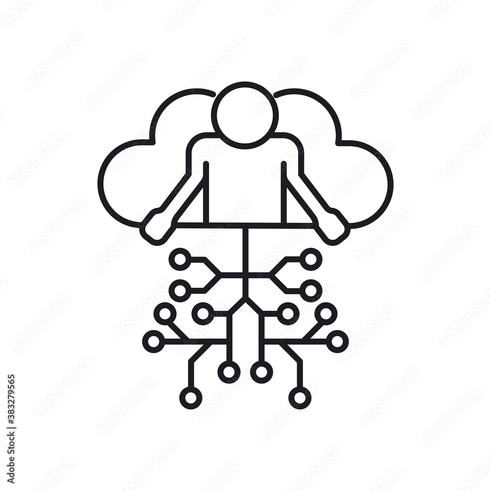 Obraz premium Fintech Industry Modern Simple UI Vector Icon