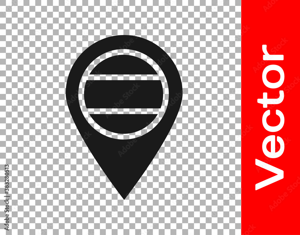 Black Location Russia icon isolated on transparent background. Navigation, pointer, location, map, gps, direction, place, compass, search concept. Vector. Black Location Russia icon isolated on transparent background. Navigation, pointer, location, map, gps, direction, place, compass, search concept. Vector.