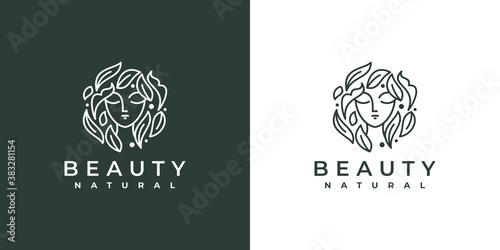 women beauty logo design inspiration for salon spa skin care and product beauty