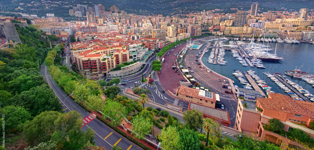Monte Carlo city view, Monaco
