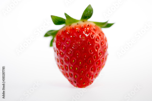 fresh and delicious strawberry isolated on white background
