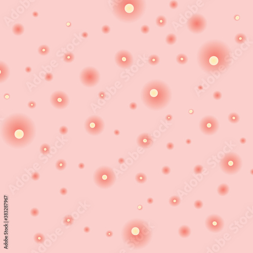 skin with acne, pimple texture- vector illustration