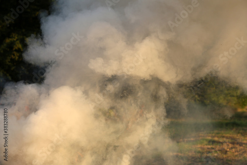 The thick smoke background texture