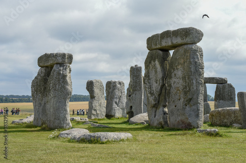 close up of stonehenge