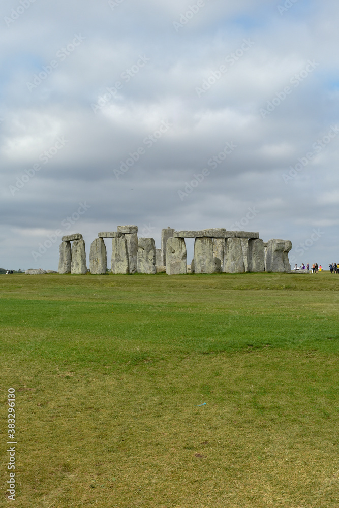 wide view of stonehenge