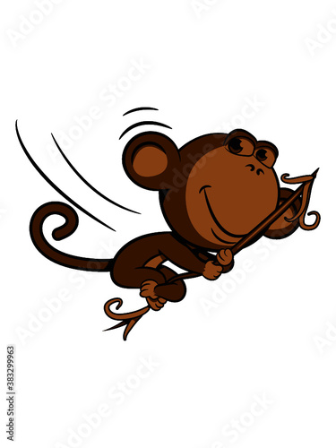 affe liane schwingen 