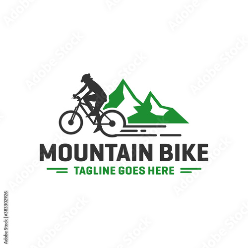 mountain bike sports logo