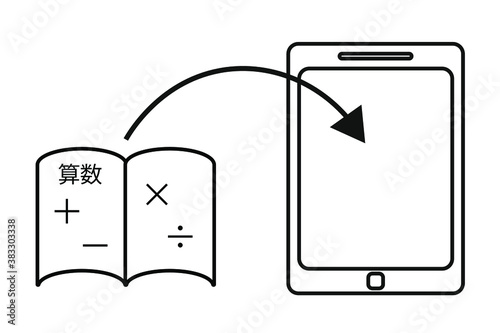 教科書のデジタル化のイメージ