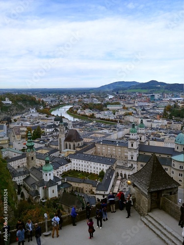 salzburg view from the top of the hill © 지훈 한