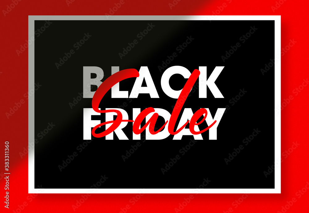 Poster brochure a4 size with black friday campaign.