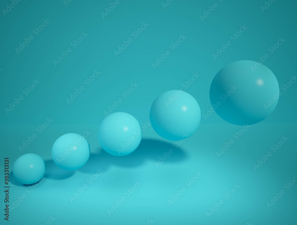 abstract blue spheres abstract blue spheres