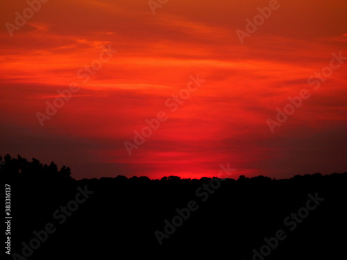 sunset Leamington Spa