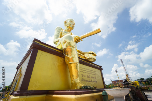 The statue of Reverend Father Koon Parisutho, Bu Phai Temple photo