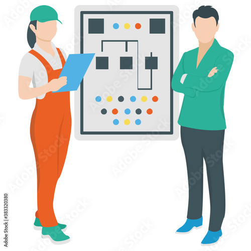  Electrical technician for electricity maintenance 