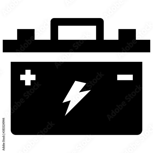 
Car battery with cathode anode
