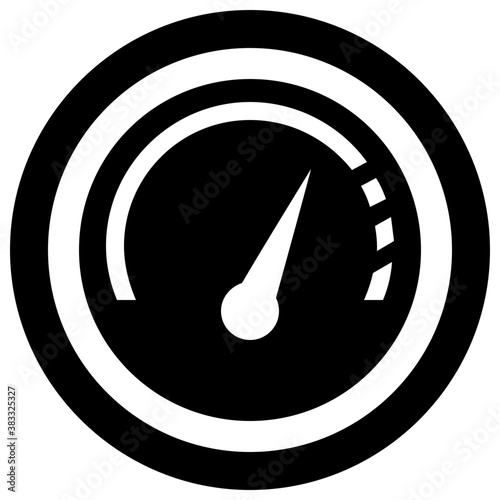 
Meter icon design on white background
