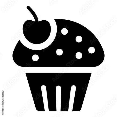 
A bakery item muffin
