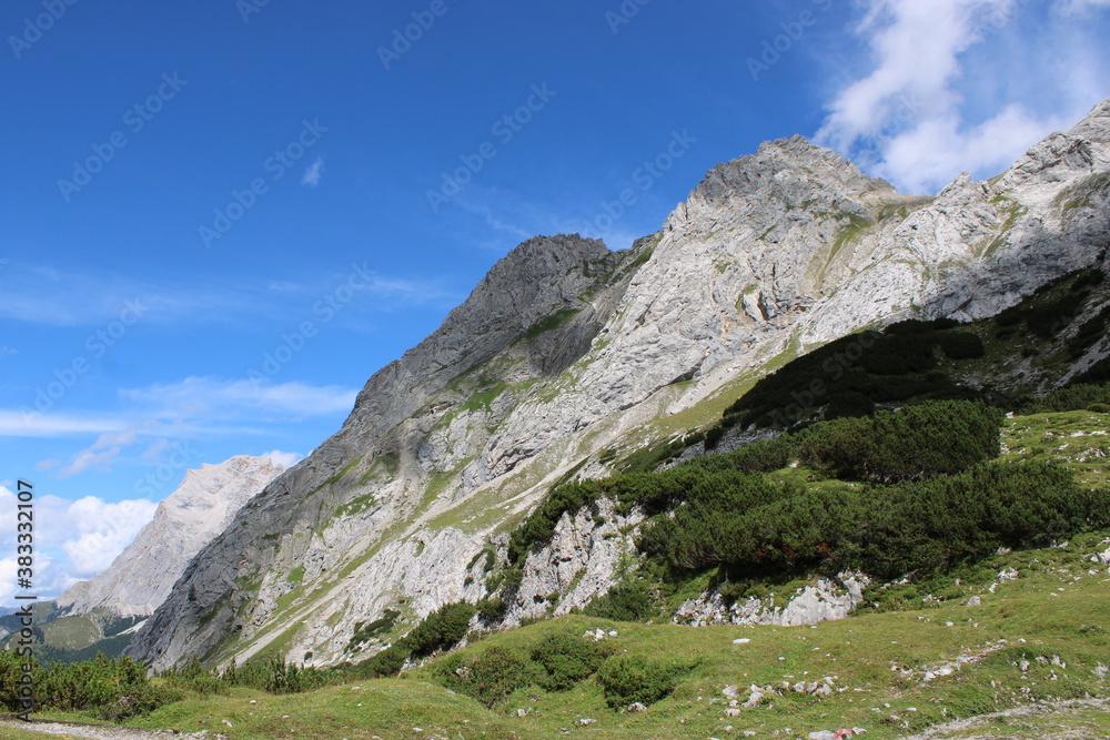 Beautiful Drachensee close to Coburger Hütte in Tyrol