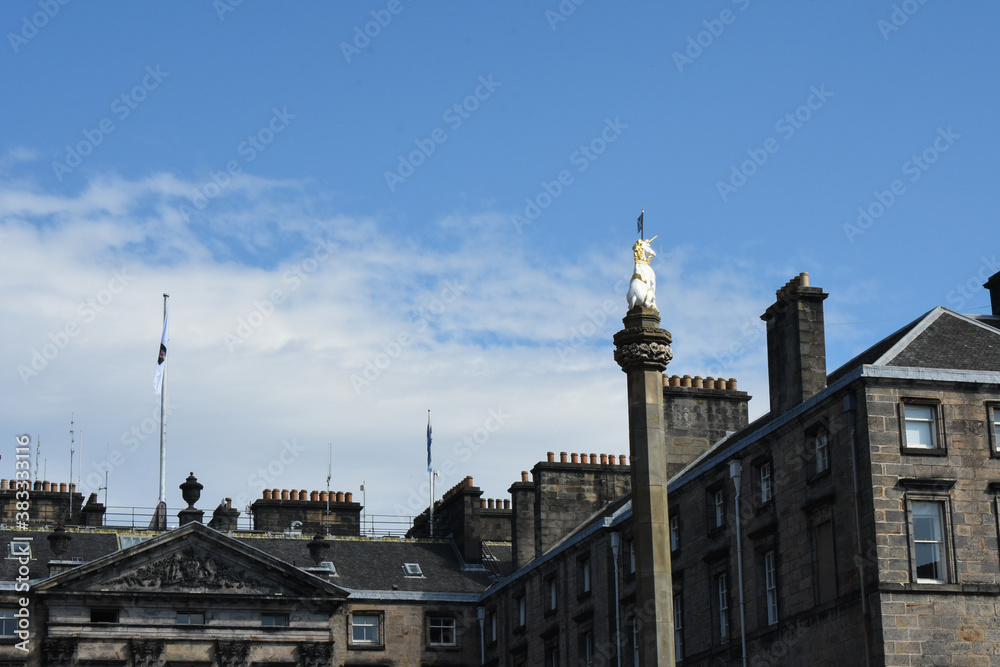 Obraz premium cityscape of edinburgh scotland