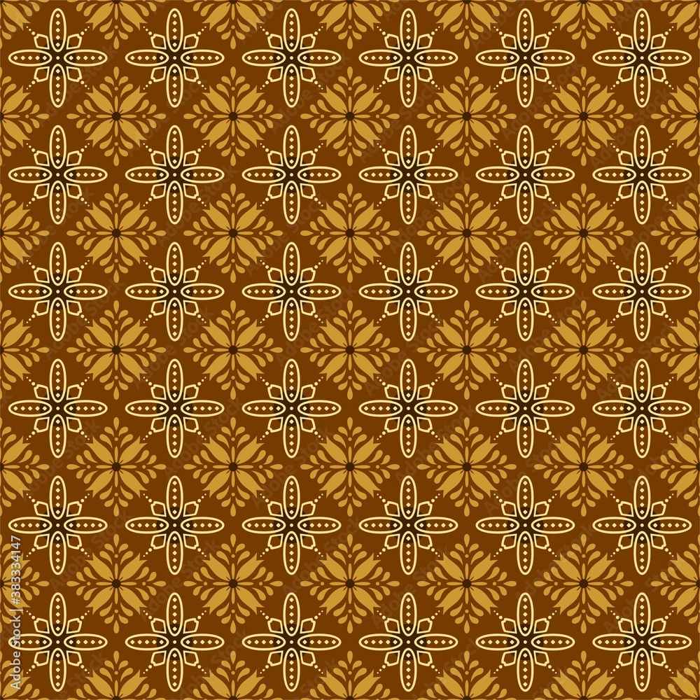 Classic batik seamless pattern background