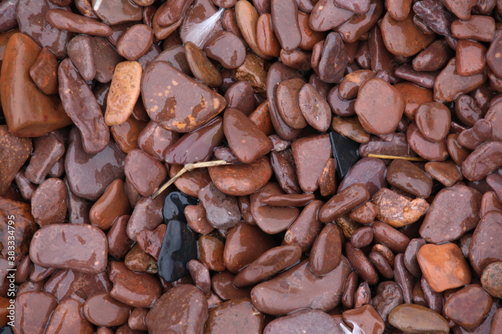 Smooth Lake Superior Great Lakes Stones worn by the waves.