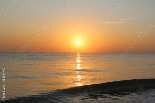 sunrise on the beach