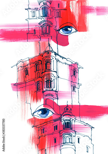 architecture and eyes