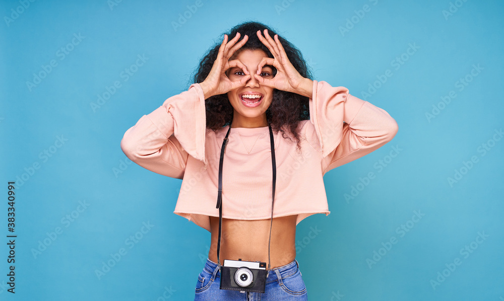 Funny funny girl with the camera. Funny funny girl with the camera.