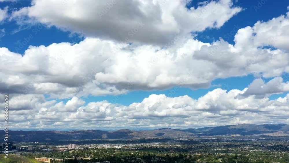Time-Lapse of Cumulus Clouds Over San Fernando Valley California Time-Lapse of Cumulus Clouds Over San Fernando Valley California