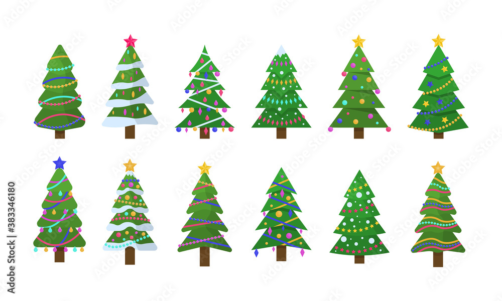 Collection Christmas tree. Collection Christmas tree.