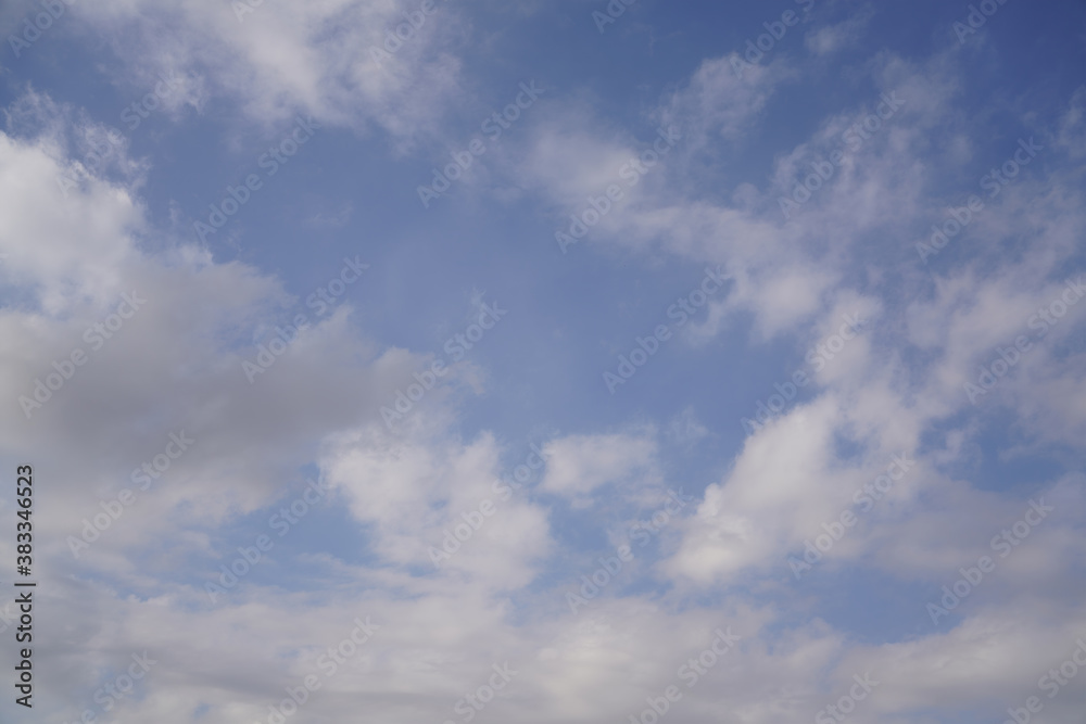 Sky with white clouds during the day