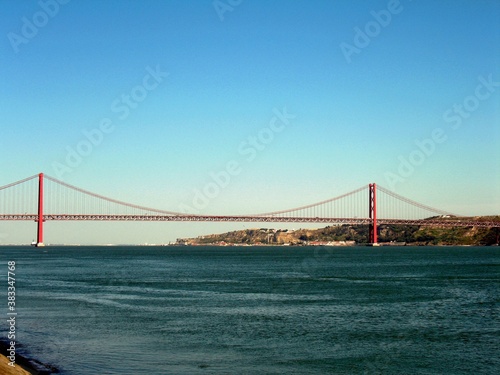 Lisbon, bridge over the Tagus river