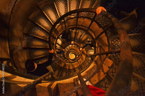 Arc De Triomphe Spiral Staircase photo