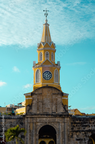 Torre del reloj, Cartagena de indias, Colombia photo