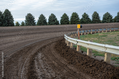 road in the field