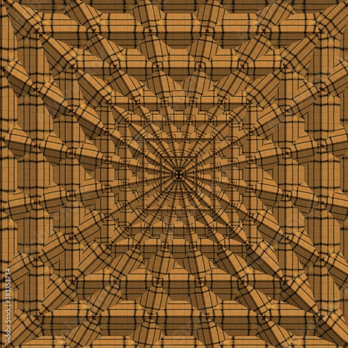 computer generated pattern.3d rendering  3d illustration.
