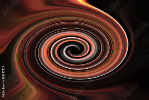 red, pink and black spiral